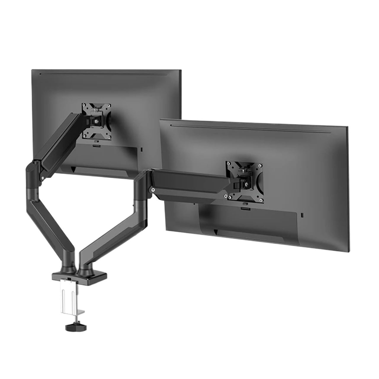 Support pour double moniteur 13-32 pouces et bras double moniteur à ressort à gaz