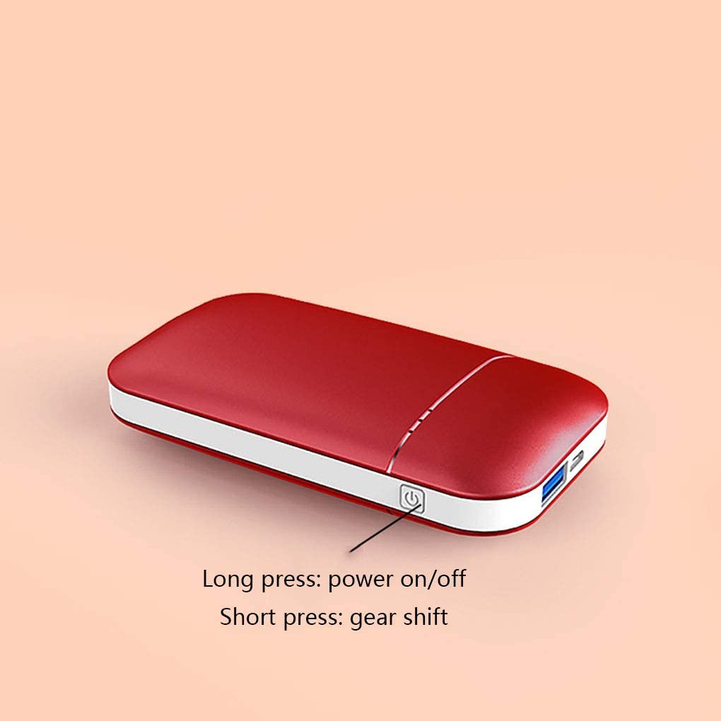 Scaldamani USB Scaldamani Ricaricabile Scaldamani Tascabile Batteria Portatile Scaldamani Elettrico a Doppia Faccia Caricabatterie Regalo Power Bank