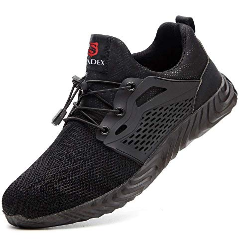 SUADEX Steel Toe Shoes for Women Men, Anti Slip Safety Shoes Breathable Lightweight Puncture Proof Work Construction Sneakers SUADEX Steel Toe Shoes for Women Men, Anti Slip Safety Shoes Breathable Lightweight Puncture Proof Work Construction Sneakers