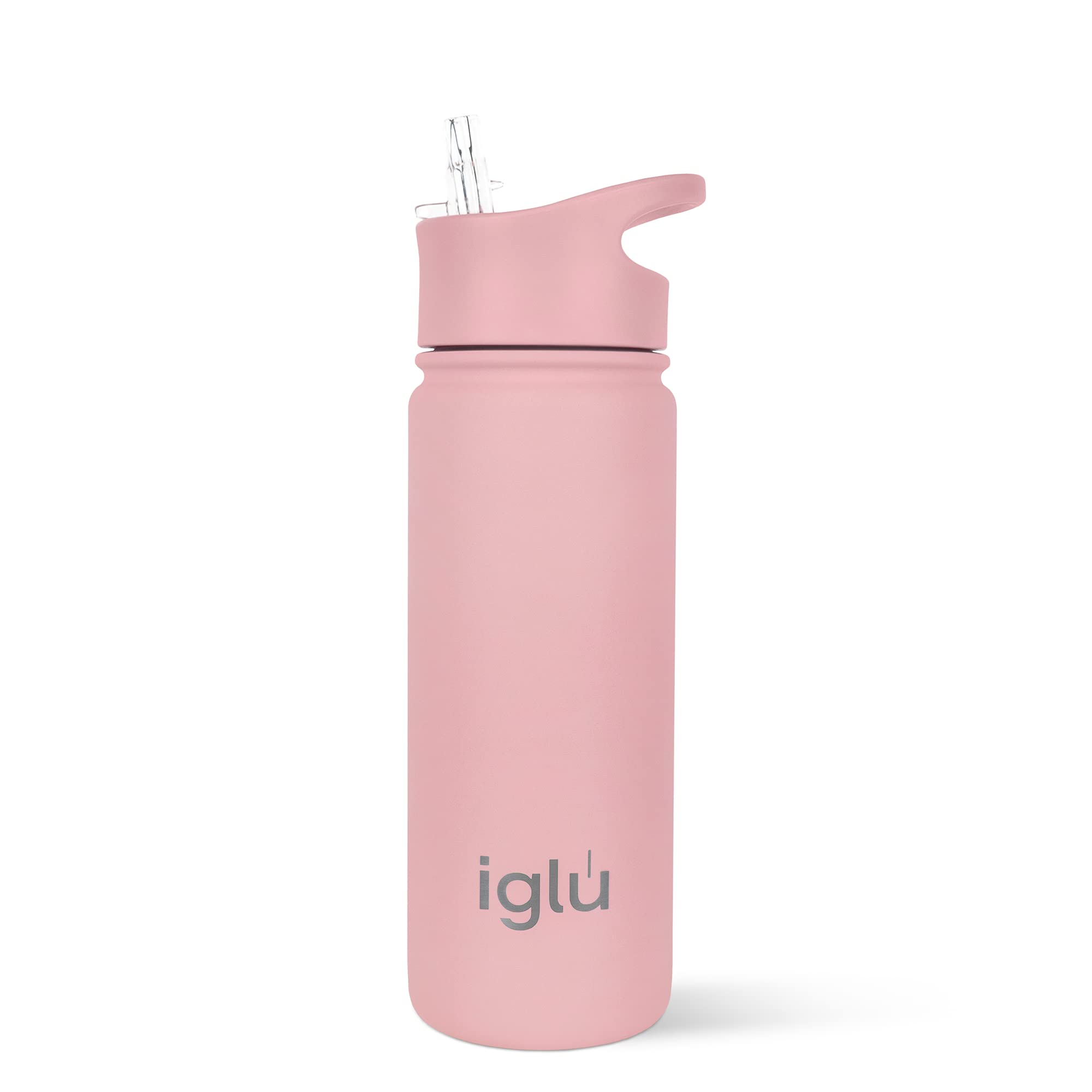 Reusable Water Bottles | Premium Double Walled Stainless Steel | Vacuum Insulated | 24 Hours Cold & 12 Hours Hot | Sweatproof & BPA Fre | Great Eco-Friendly Gifte (Himalayan Pink, 570ml)