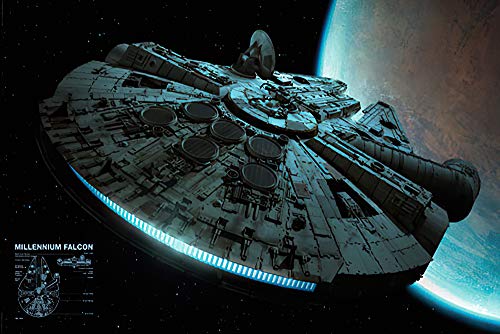 Star Wars Poster Millennium Falcon [Import]