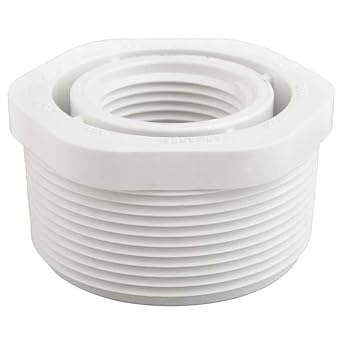 Flowline LM52-1400 PVC Reducer Bushing, 2" x 1" NPT Thread