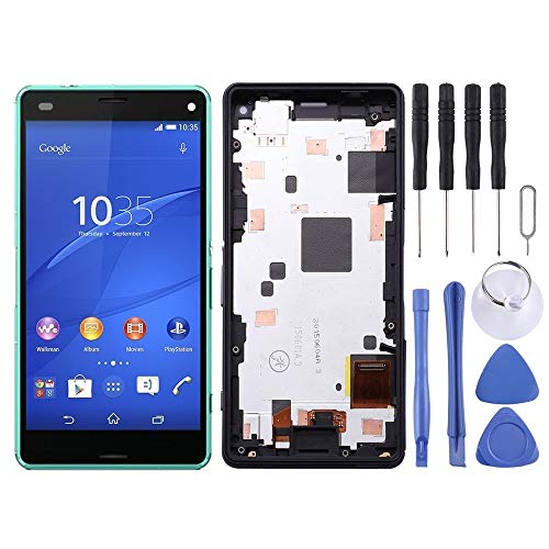 Écran noir Sony Xperia Z3 Compact solution bloc complet cadre blanc - 5