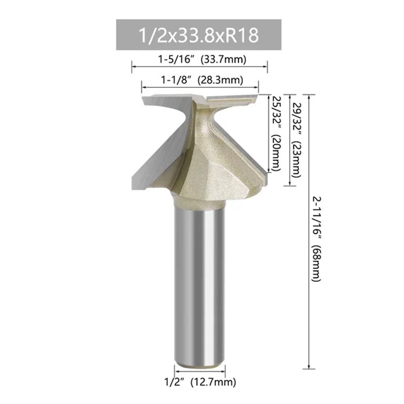 R18 R30 R50 Schaft Gebogene Integrierte-Messer Forming Werkzeug Holz Tür Wand Schrank Hobeln Bohrer Füllen Und Erweichen Prozess(R18)
