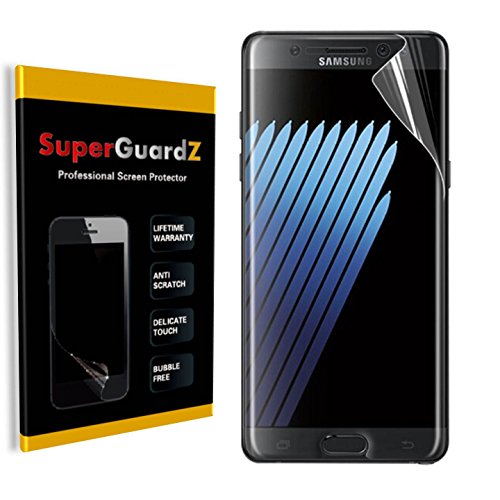 [2-Pack] for Samsung Galaxy Note 7 - SuperGuardZ® Full Coverage Screen Protector, Edge-to-Edge, Film, Ultra Clear, Anti-Scratch, Anti-Bubble