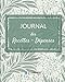 Journal Recettes - Dépenses: v5-6 Registre auto entrepreneur, livre de compte auto entrepreneur, chronologique | Conforme aux obligations comptables | ... | fond vert clair feuilles et fleurs vertes