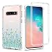 BENTOBEN Compatible with Samsung Galaxy S10 Case, Clear Transparent Case Cover for Samsung Galaxy S10 2019, Floral