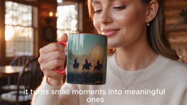 Taza de cerámica para café con diseño vaquero, 11 oz miniatura 7
