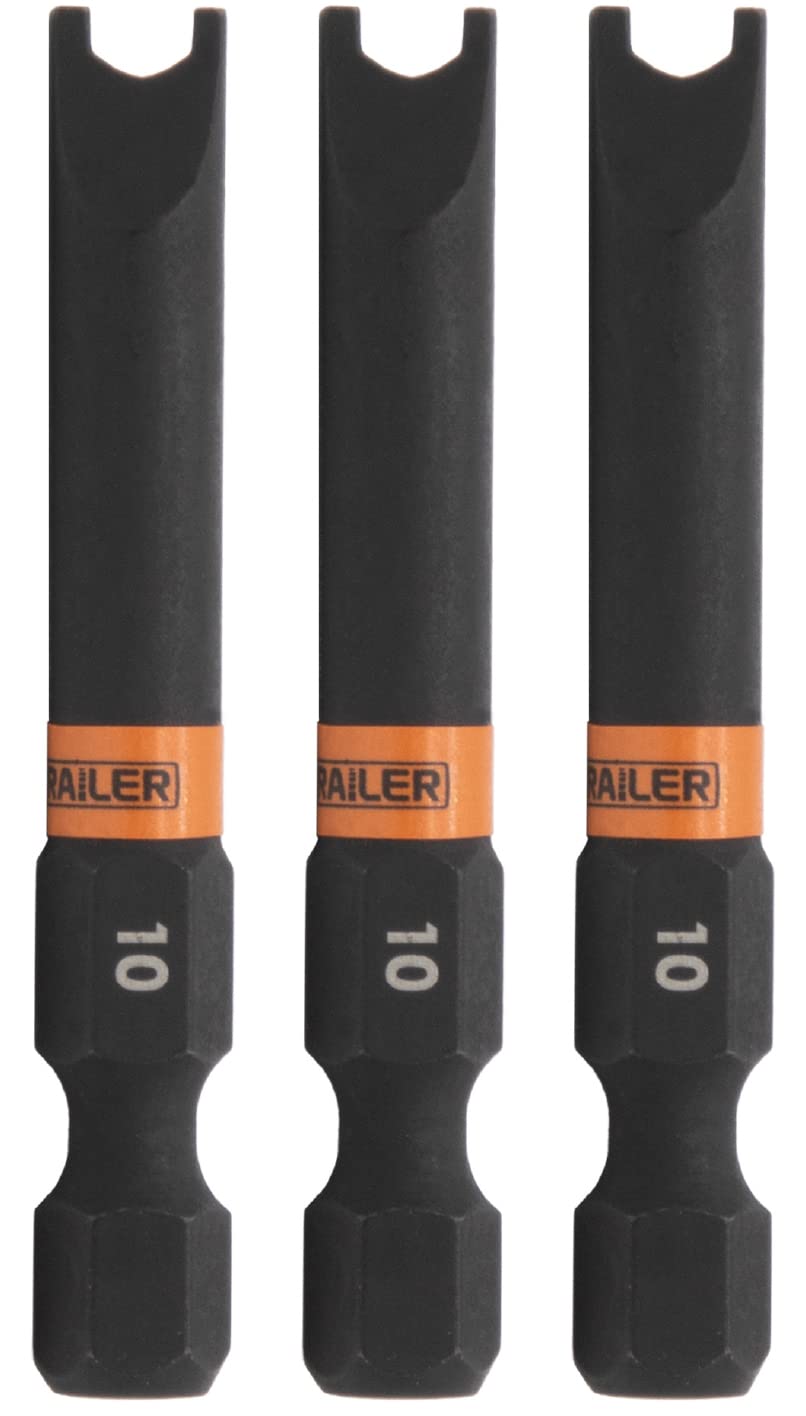 3pc Spanner #10 Security Bit Set 2 Inch S2 Steel Impact Driver Snake Eye