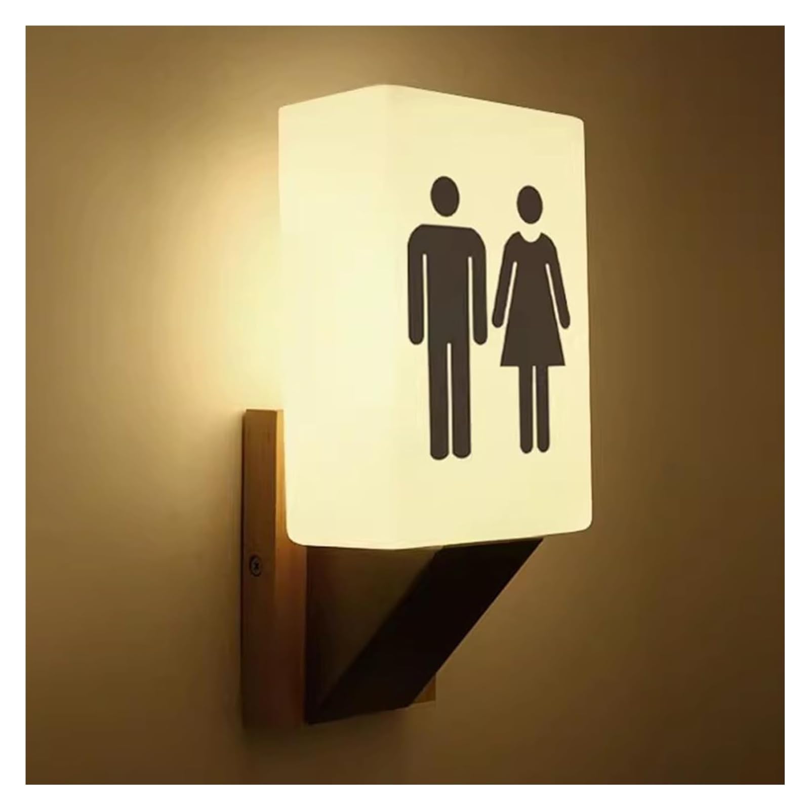 Carteles para aseos, Letrero acrílico for puerta de baño, for Bar Mall | A