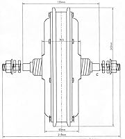 Vista 23 de Electric Bicycle Motor Kit, 48V 1000W/ 36V 250W/350W Bike Motor Kit Front/Rear Wheel E-Bike Conversion Kit Electric Bike Conversion Kit for 26"/20