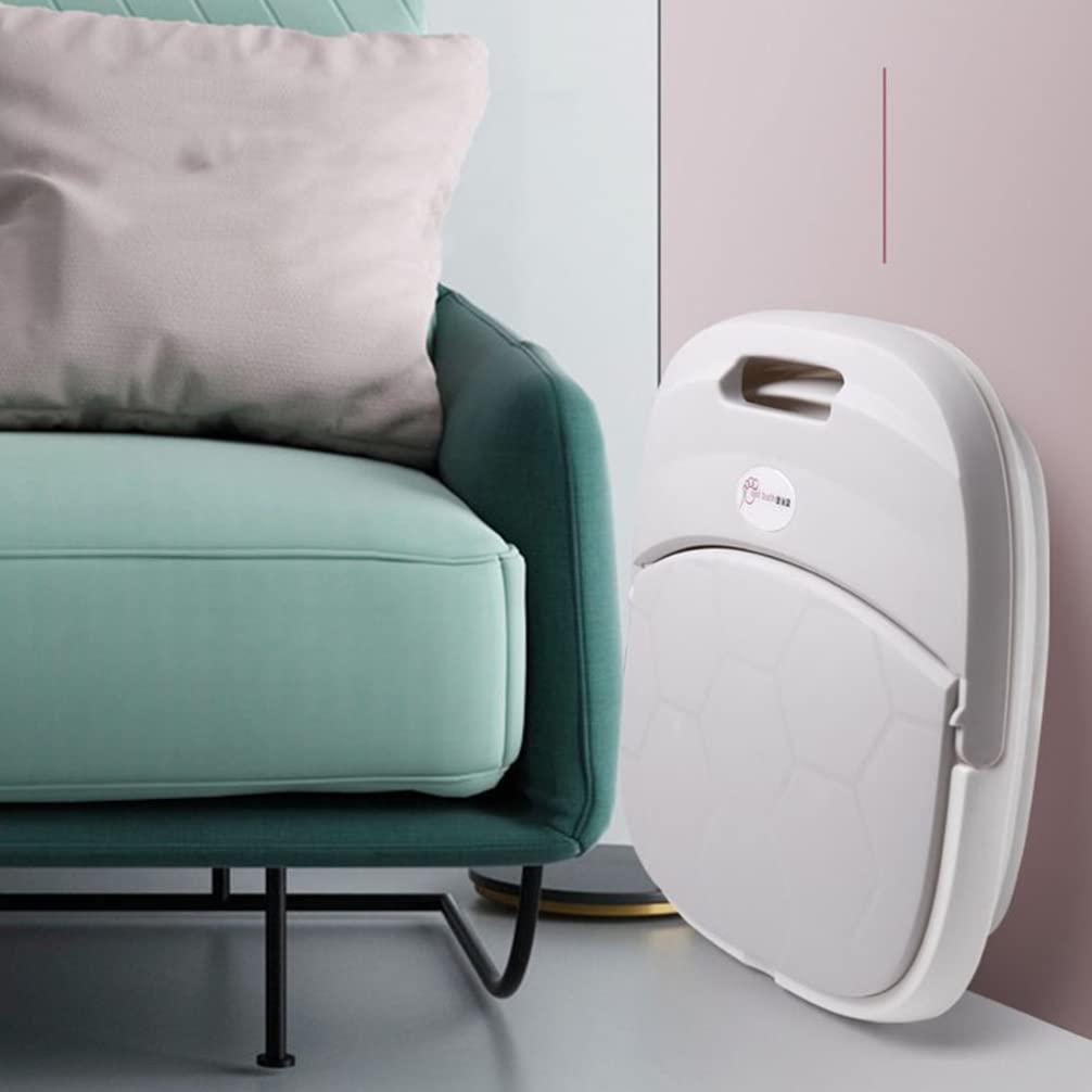 1Pc folding foot bath bucket folding foot soaking bucket Foot Bath Machine foot bucket foot massage bucket Footbath with Heat Boost pp white Multifunction Laundry basket travel