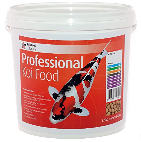 FFS Professional Koi Fish Food. Medium 6mm Pellets. Suitable for all Pond Fish (10kg)