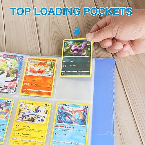Ably HY30 540 Pockets Double-Sided Trading Card Pages Sleeves 9-Pocket Clear Plastic Game Card Protectors thumb #4