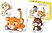 RSVT Cartoon Disney Lion King 3-en-1 Mini Mini Blocs de Construction, Puzzle 3D Bâtiments DIY Bâtiments Jouets éducatifs, Blocs de Construction Amusants Cadeaux d'adultes pour Enfants