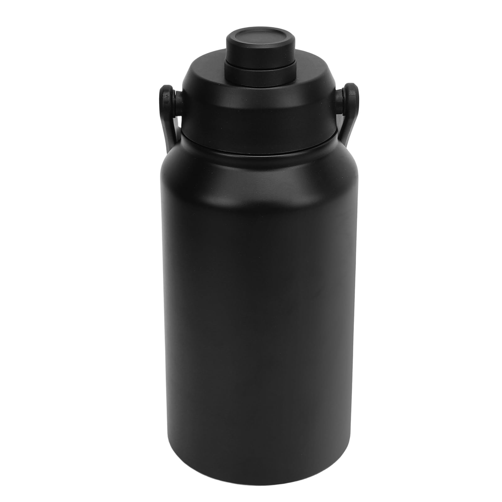 Isolierte 3-Liter-Wasserflasche für Sport, Fitnessstudio, Fitness, Vakuumflasche aus Edelstahl 316, Hält 48 Stunden Kalt und 24 Stunden heiß (Schwarz)