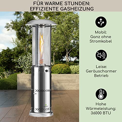 Blumfeldt Heizpilz Gas für Terrasse, Garten und Balkon