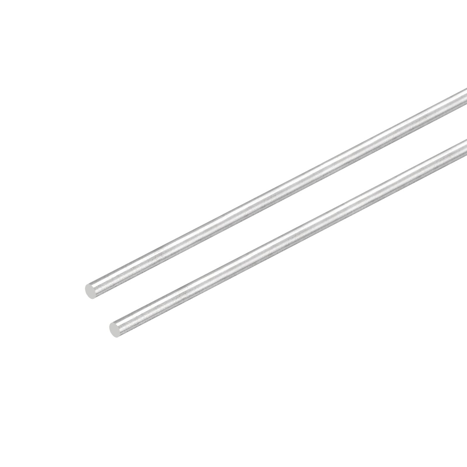 Aste rotonde in acciaio inox 304, 3,5 mm x 350 mm, confezione da 2