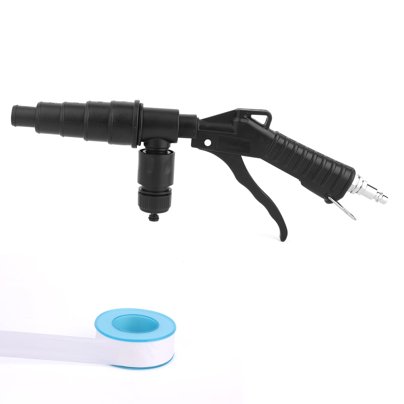 Coolant System Flush Gun Heater Core Flush Kit Air Water Combo Flushing Set with Nozzles for 19-40mm Hoses