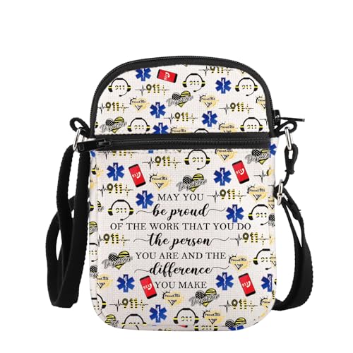 PLITI 911 Operator Gift Dispatcher Appreciation Gift May You Be Proud Of The Work You Do Dispatcher Crossbody Bag For Women