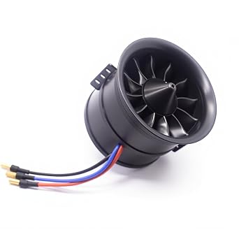 90mm EDF 6S 1450KV 3790g Thrust Belt 12 Blades Electric Ducted Fan for Aircraft Model Aircraft Jet Engine