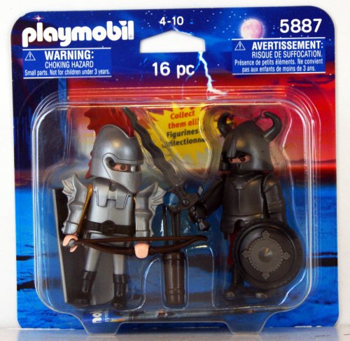Playmobil 5887 Knights Knights duo pack 16 pc by PLAYMOBILÃ‚®