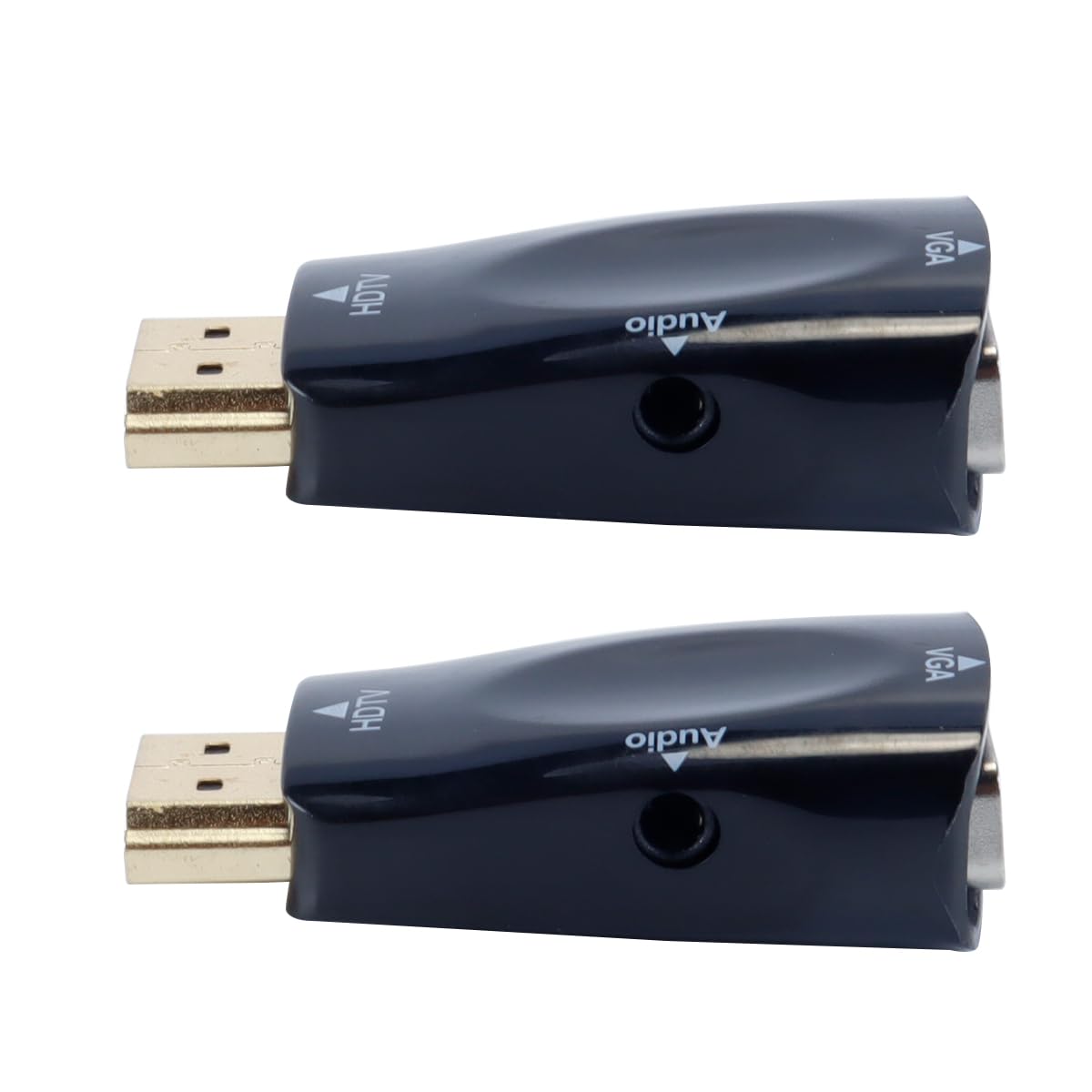 Adattatore Da HDMI a Jack 3,5, Convertitore Da HDMI Femmina a VGA Femmina HD 1080P Con Cavo Jack Audio Da 3,5 Mm