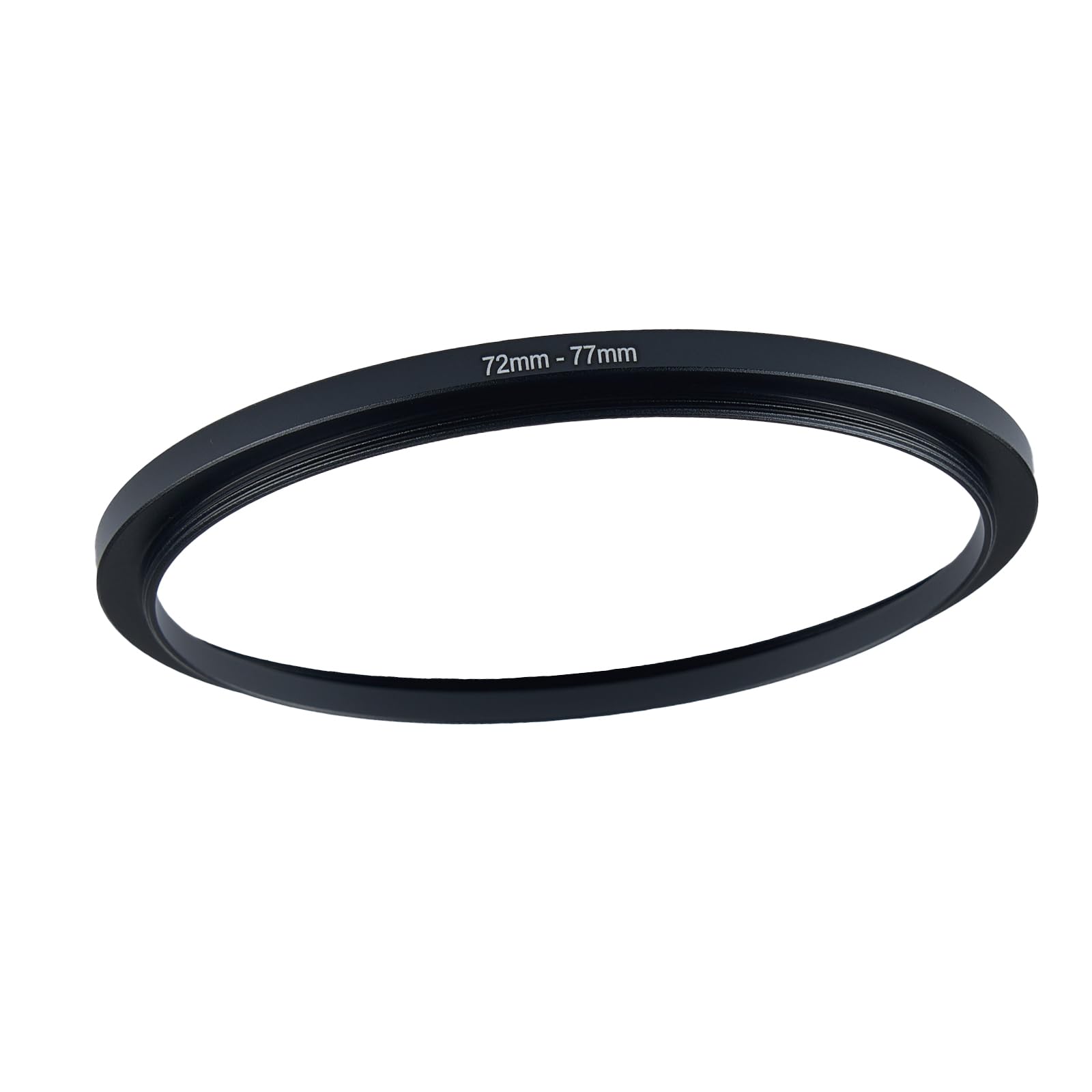 72mm to 77mm Step-up Adapter Rings Filter Adapter Black Metal Step Down Filter Ring Adapter Compatible with All Brand UV CPL ND Camera Lens Filter Stepping Rings (72mm-77mm)