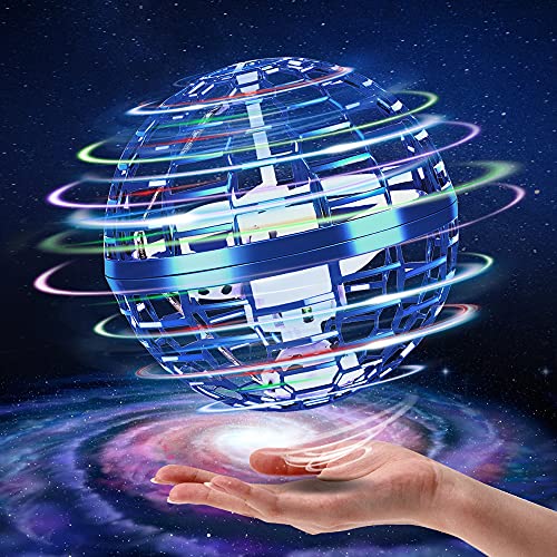 Outdoor Toys with Infinity orb Toys Shape Magic Controller Flying Toy Flying orb Spinner 360Â° Rotating Spinning LED Lights for Kids Adults Indoor Outdoor -2022 Upgraded Kid Cool Toys