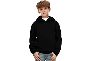 Unisex Black Youth Hoodie