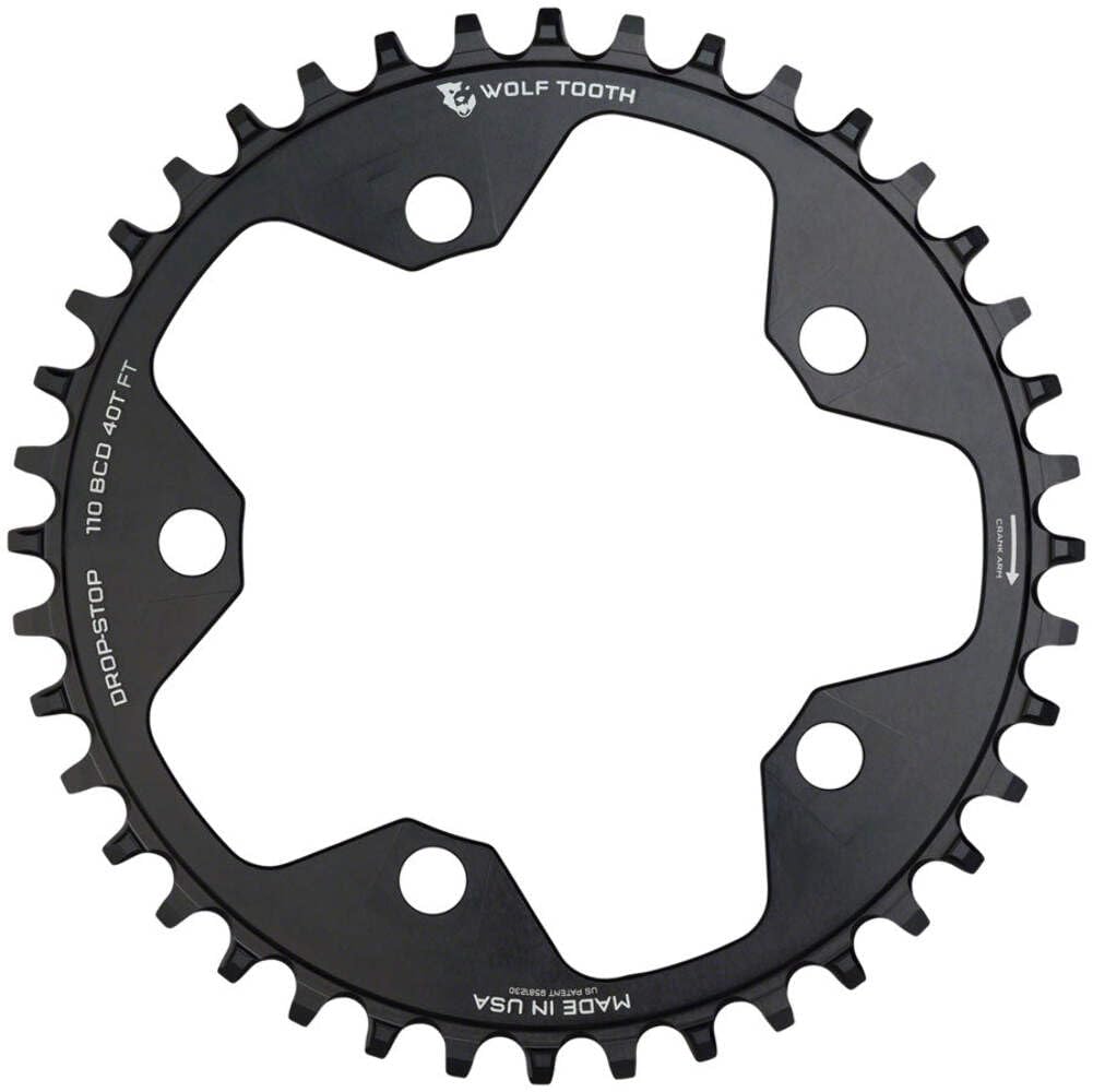 Amazon.com : Wolf Tooth Components 110 BCD 38T Chainring, Road/CX
