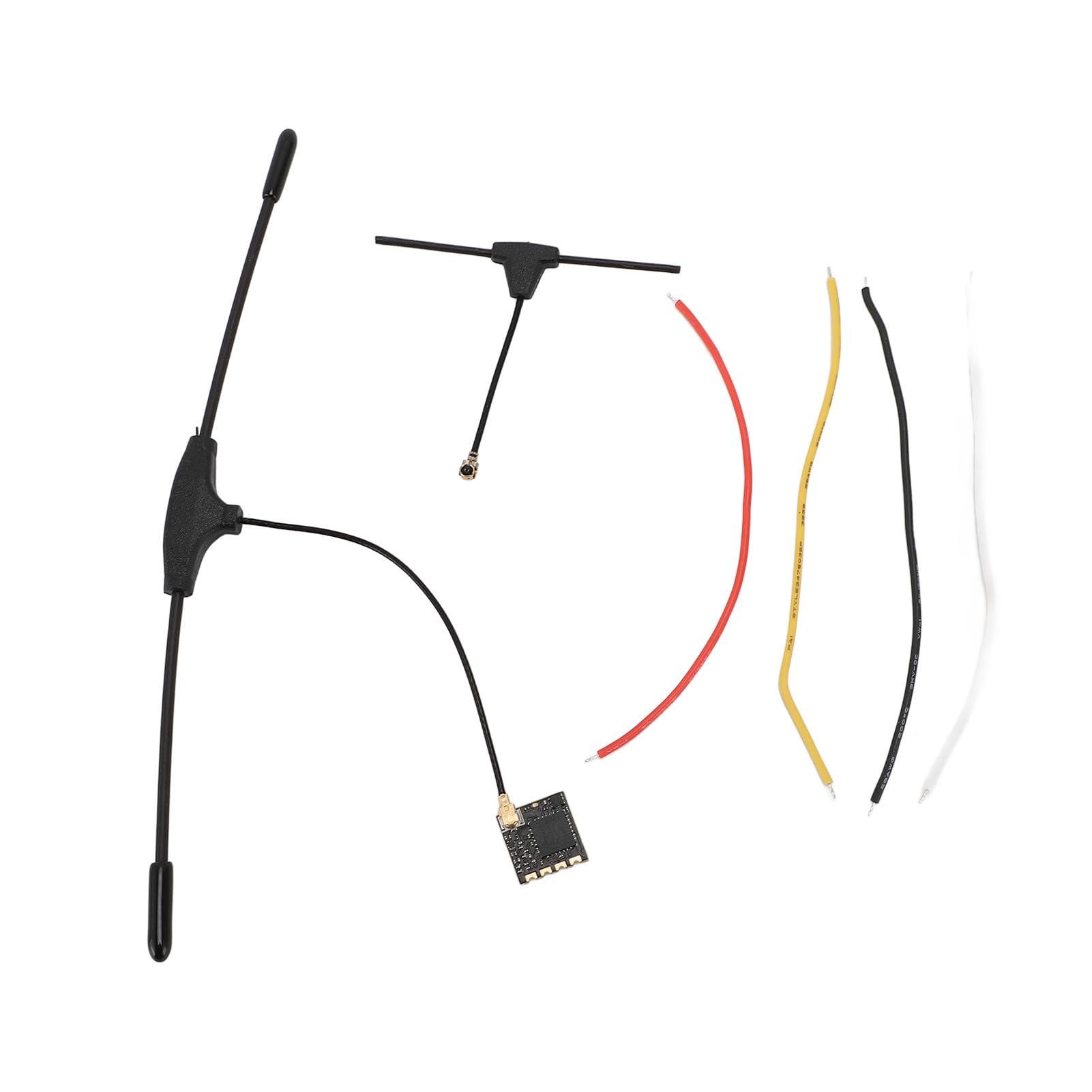 Yunseity FPV Long Range Module, ExpressLRS ES900RX Receiver FPV Nano Receiver 915MHz with Antenna for Radiomaster TX16S and for Jumper T12 T16 T18 Whoop Drones Toothpicks