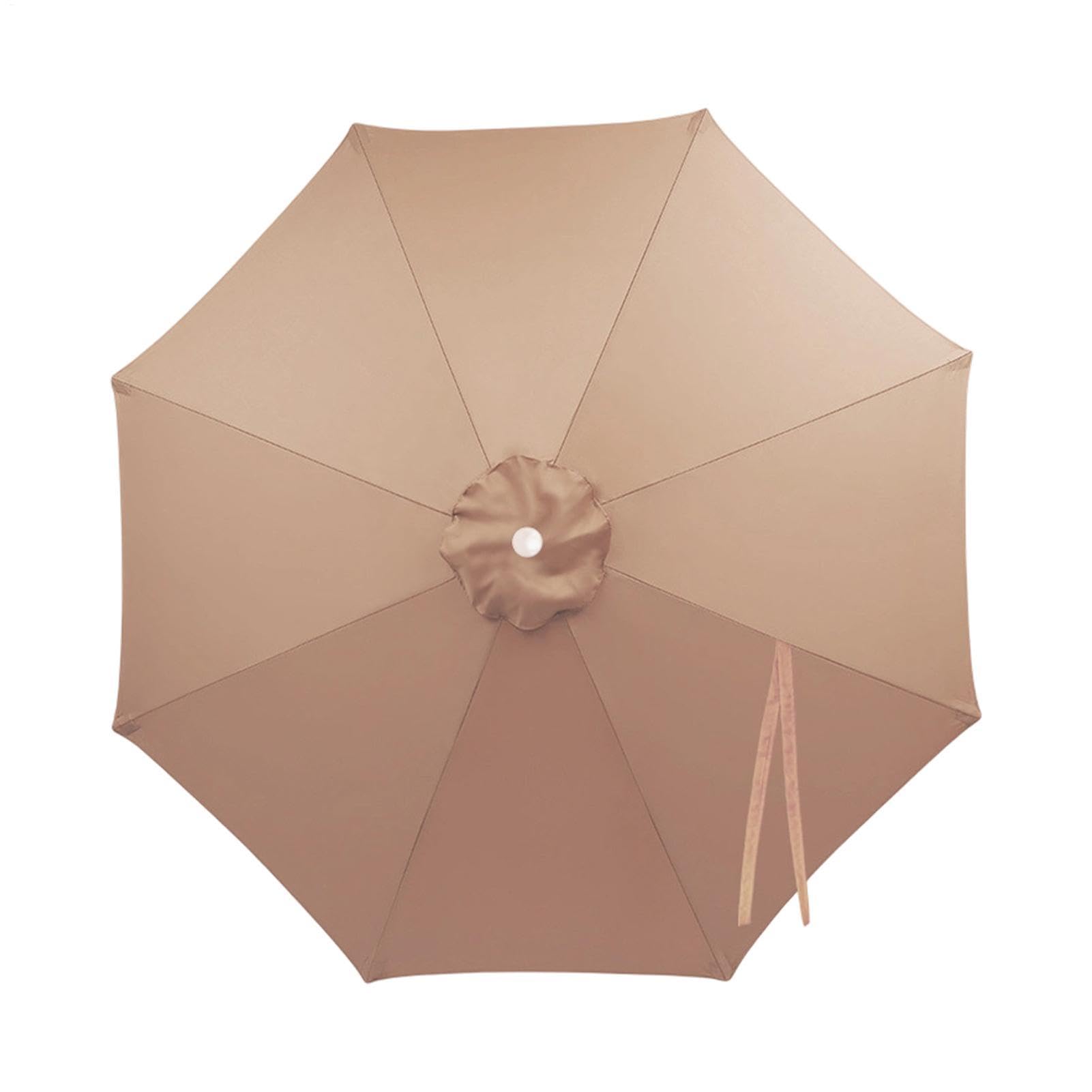 Toile De Remplacement De Parasol | Toile Imperméable 8 Baleines Pour Parasol Déporté 3,35 M | Housse Pour Ombrelle Terrasse | Extérieur Jardin Barbecue Parcs Camping Pique-nique Baie Sports Été