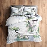 Design: Il s'agit d'une parure de lit zippée, il y a également quatre sangles à l'intérieur pour sécuriser la housse de couette pour éviter qu'elle ne glisse, vous pouvez donc facilement la changer et gagner.