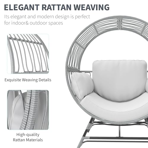 Luxury Outdoor Wicker Lounge Chair