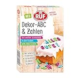 Süsse Botschaften: mit dem bunten dekor-abc & Zahlen aus weißer Schokolade findet man immer die richtigen Worte, so wird jede Back-Idee zu einem besonders persönlichen Genuss.