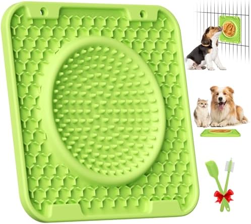 Dog Lick Mats for Large Dogs and Cats,Thicker BPA Free 3 in 1 Lic...
