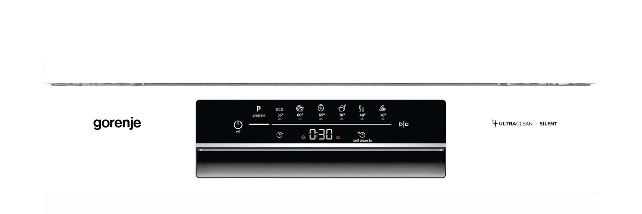 Gorenje GS642E90W Freistehender Geschirrspüler, 60 cm, 13 Maßgedecke, Total AquaStop, vollständiger Überlaufschutz, Hygiene Programm, SpeedWash Funktion, Selbstreinigung, UltraClean Besteckkorb