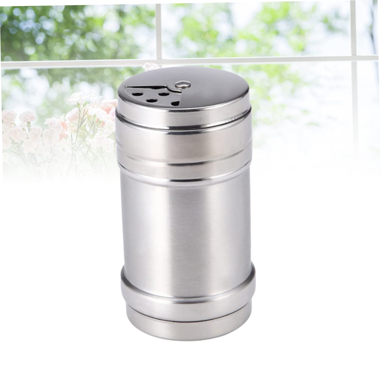 Ciieeo Gewürzflasche Edelstahl - Drehglas Mit Deckel Für Pfeffer & Salz