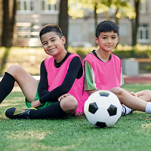 Image of Sintege 12 Pcs Soccer Pinnies Pennies Youth Adult