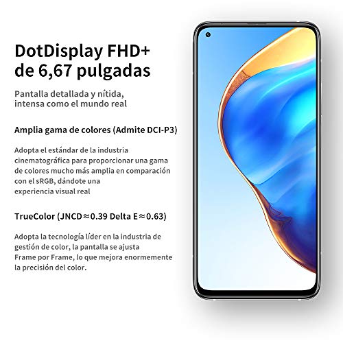 Xiaomi Mi 10T Smartphone 6+128 GB, Snapdragon 865 5G, 64 MP+20 MP Kamera, 6,67 Zoll DotDisplay, NFC-Unterstützung 5000 mAh, Global Version, Silber, Accesorios Nicht enthalten (Generalüberholt) – Bild 5