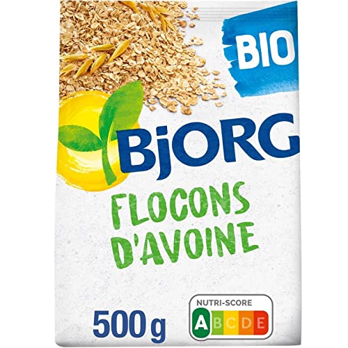 Bjorg - Lote de 4 copos de avena (500 g)