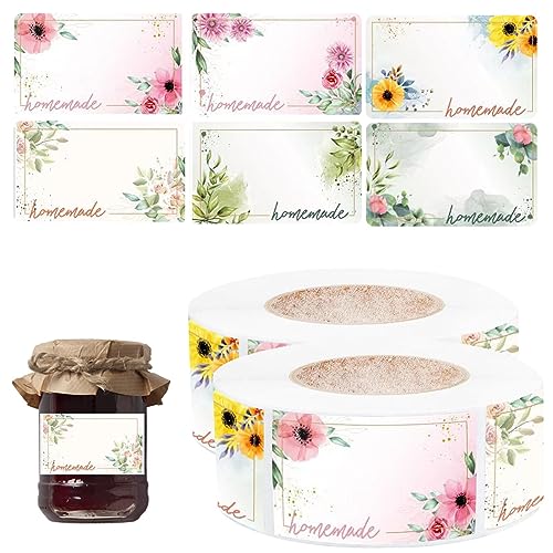 Etichette per marmellate, 1000 pezzi, autoadesive