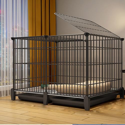 YPDOPORA Small Animal Cage, Special Dog Cage for Small Dogs, with Removable Plastic Tray for Home Travel Outdoor Indoor, Easy to Clean,C