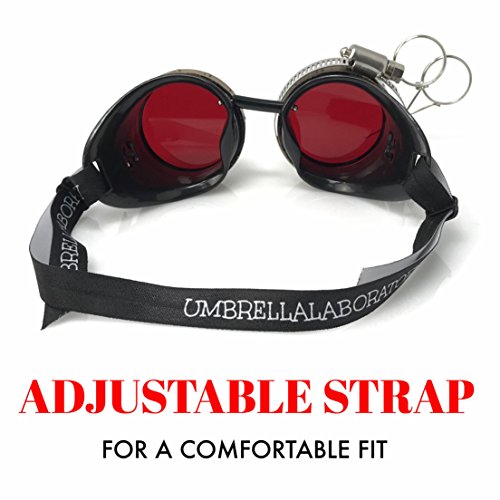 image for UMBRELLALABORATORY Enjoy Your Steampunk Victorian Style Goggles with C