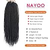 Crochet Hair for Black Women - 14 & 18 Inch 8 Packs Senegalese Twist Crochet Hair Pre Looped, 35 Strands/Pack Ombre Twist Crochet Hair