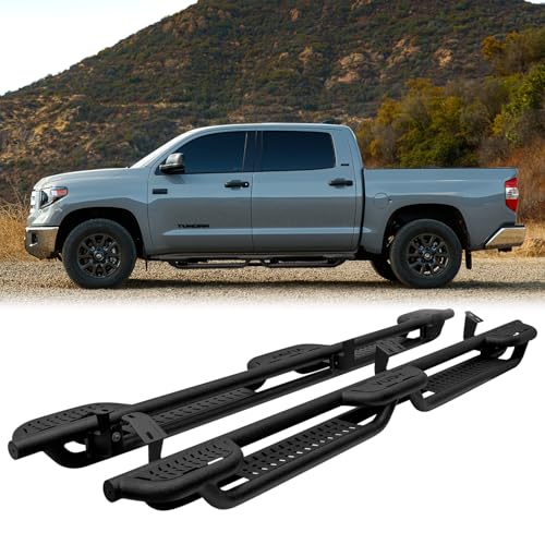Estribo de acero para Toyota Tundra Crewmax 2007-2021 miniatura 1