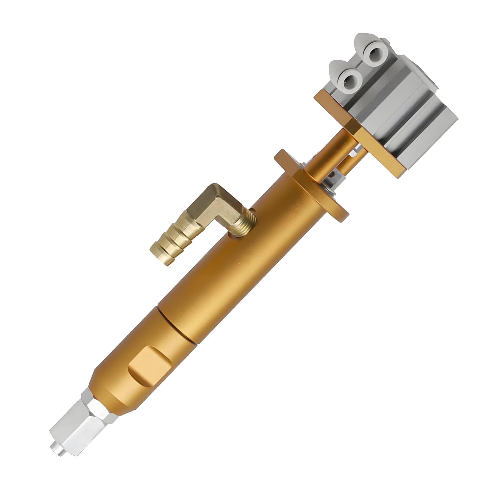 VILA SMO Pneumatic Back Suction Dispensing Valve, Silicone Dispensing Valve, Operating Viscosity 1-10000 Cps, Working Pressure 4-7 Kgf/cm, For Dispensing Machines. orange