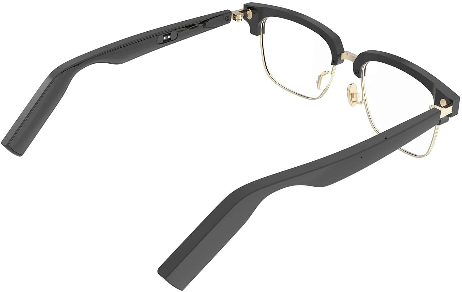 Lunettes de Soleil Audio avec écouteurs d'oreille Ouverts, Noir avec connectivité Bluetooth pour Hommes et Femmes