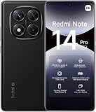 XIAOMI Smartphone Redmi Note 14 Pro 5G,12+512GB,Noir,Caméra IA prograde 200MP,IP68,Charge Turbo 45W avec Batterie 5110mAh,fonctionnalités IA (Chargeur Non Inclus,Version Française+2Ans de Garantie) - 1